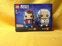 Lego Brick Headz-41611-Marty McFly & Doc Brown Retour vers le Futur-neuf scellé