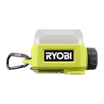 RYOBI Lanterne 4V USB Lithium - 3 intensités : 250 / 50 / 15 Lumens - Compatible avec le système Ryobi LINK (Vendu sans batterie) - RLA4-0