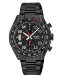 Gevril Mens Ascari Chronograph 48312B Swiss Automatic Sellita SW500 Watch - Black - One Size