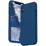 SURPHY iPhone XS Max Silicone Case, Liquid Silicone Gel Rubber Anti-Scratch Shockproof 6.5 inch Phone Case for iPhone iPhone XS Max (2018) (Horizon Blue)