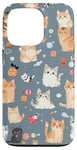 iPhone 13 Pro Adorable Cat Patterns Design Cute kittens patterns Case