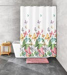 Kleine Wolke Rideau de Douche, en Polyester, Multicolore, 120 x 200 cm