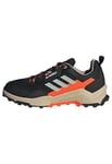 adidas Homme Terrex AX4 Hiking Shoes Low, Core Black/Wonder Silver/Orange, 38 2/3 EU