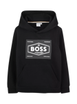 HUGO BOSS Kids' Logo Hoodie, Black