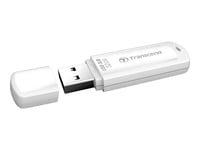 Transcend JetFlash 730 - Clé USB - 32 Go - USB 3.0 - blanc