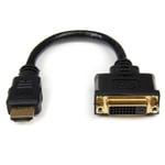 STARTECH – HDMI to DVI-D Video Cable Adapter - M/F (HDDVIMF8IN)