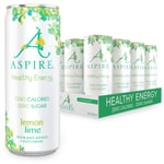 ASPIRE Healthy Energy Drink – 12 x 330ml Cans – Zero Calories & Zero Sugar  Natu