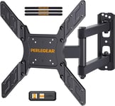 Perlegear TV Wall Bracket for 26-60 Inch Flat & Curved Tvs up to 45Kg, Swivels T