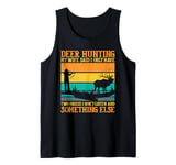 Deer Hunting My wife said retro Antlers men Buck Hunting Tank Top