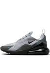 Nike Mens Air Max 270 Trainers, Wolf Grey / Black Iron material_Synthetic - Size UK 8.5