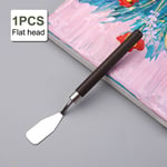 Kit de spatule flexible en acier inoxydable,fournitures de palette de gouache,couteau de peinture à l'huile,beaux-arts,ensemble d'outils de peinture,phérique,1-7 pièces - Type 1pcs #C