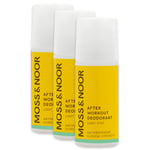 Moss & Noor After Workout Deodorant Light Mint 3-pack