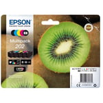 Epson Ink Cartridge Black Cyan Magenta Photo  Yellow Multipack 5-colours 202 ...