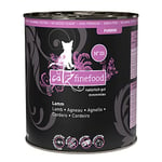 catz finefood Purrrr Agneau Monoprotéine N°111 Boîte de 6 boîtes de 800 g de Nourriture Humide pour Chats sensibles à la Nutrition 70% de Viande