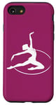 Coque pour iPhone SE (2020) / 7 / 8 Gymnaste rythmique dans un cerceau pour fan de gymnastique rythmique