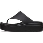 Crocs Women's Brooklyn Flip, Black, 9 UK