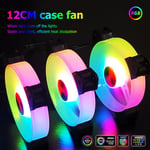 COOLMOON 120mm RGB Cooling Fan Radiator Heatsink for PC Desktop Computer Chassis