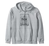 "The Magician" Mystical Witchy Metaphysical Art Tarot Card Zip Hoodie