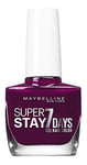 Maybelline New York – Vernis à Ongles Professionnel – Technologie Gel – Super Stay 7 Days – Teinte : Ever Burgundy (270)