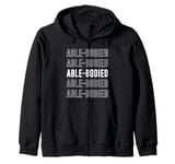 Able-bodied Zip Hoodie