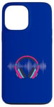 Coque pour iPhone 13 Pro Max Casque pour artistes, DJ, contrôle audio LED clignotant