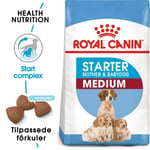 Royal Canin Medium Starter t&oslash;rrf&ocirc;r til hund og hundevalp (15 kg)