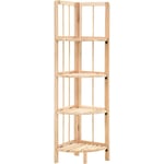 Vidaxl - Furniture Limited - Étagère d'angle bois de cèdre 27 x 27 x 110