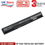 Battery For Hp Pavilion 15 17 Notebook V104 756479-421 756743-001 Envy 14 15 Pc