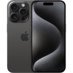 Apple Iphone 15 Pro - 5G Smartphone - Dual-Sim / Internminne 128 Gb - Oled-Skärm - 6.1" - 2556 X 1179 Pixlar (120 Hz) - 3 St. Bakre Kameror 48 Mp, 12 Mp, 12 Mp - Front Camera 12 Mp - Svart Titan