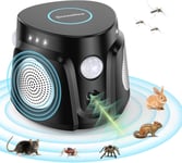 Répulsif Ultrasonique Pour Souris,4 Modes Répulsif À Ultrasons Pour Souris,Intérieur Répulsif Électronique Insectes Pour Souris Mute,Ultrason Souris Et Rats 360°,Simuler Les Vibrations Sismiq.[W352]