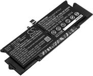 Kompatibelt med Dell Latitude 7410, 11.4V, 5500 mAh