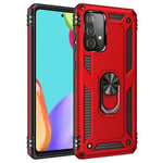 Samsung Galaxy A52s 5G      Military Armour Ring Case    Red