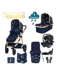 Cosatto x Paloma Faith Wow 2 Pushchair, Carrycot With Acorn i-Size Car Seat and Base with Accessories Everything Bundle, On The Prowl