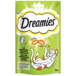 Dreamies Cat Treats 60 g - Ekonomipack: Tonfisk (6 x 60 g)