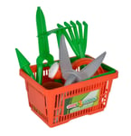 Simba 107134088 "Green Garden in Basket Garden Tools Set (US IMPORT)