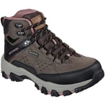 Skechers Womens Selmen Hiking Lace Up Walking Boots - Brown - Size UK 4