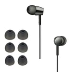 6x Replacement Eartips for Sony WI-C300 WI-C400 MDR-XB55AP MDR-EX155AP Earbuds