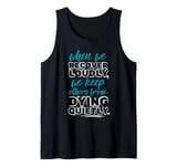 Mens When We Recover Loudly Sobriety Sober Addiction Recover Cool Tank Top