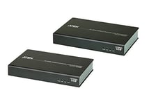 Aten ve813 a HDMI Extender Extreme USB récepteur et émetteur, 4 K Noir