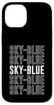 Coque pour iPhone 14 Bleu ciel