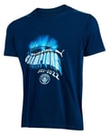 Puma Manchester City Football T Shirt Boys 15 16 Years Kids Top Champions 21/22