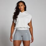 MP Women's Origin Cropped Sleeveless Hoodie - Grey Marl - M