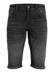 jj Svarta långa jeansshorts herr (XL)