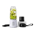 nutribullet Go Cordless Portable Blender - White - 70W - Powerful Extraction with 20 Blending Cycles - 18,000 RPM - Portable, Rechargeable & Lightweight - Protein Shakes & Smoothies - 370ml Cup