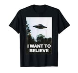 Alien UFO Hunter Shirt I Want To Believe T-Shirt T-Shirt