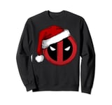 Marvel Deadpool Icon Santa Hat Christmas Sweatshirt