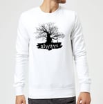 Harry Potter Always Tree Sweatshirt - White - XXL - White