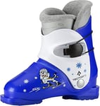 Tecnopro Chaussures de Ski Skitty Jr Mixte Enfant, Bleu/Blanc, 21.5