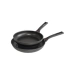 Guzzini - Cook&Plus Set 2 Poêles Antiadhésives 24/28 - Noir - 28824610