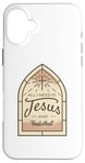 iPhone 16 Plus I Love Jesus and Basketball Player Lover Christian Case